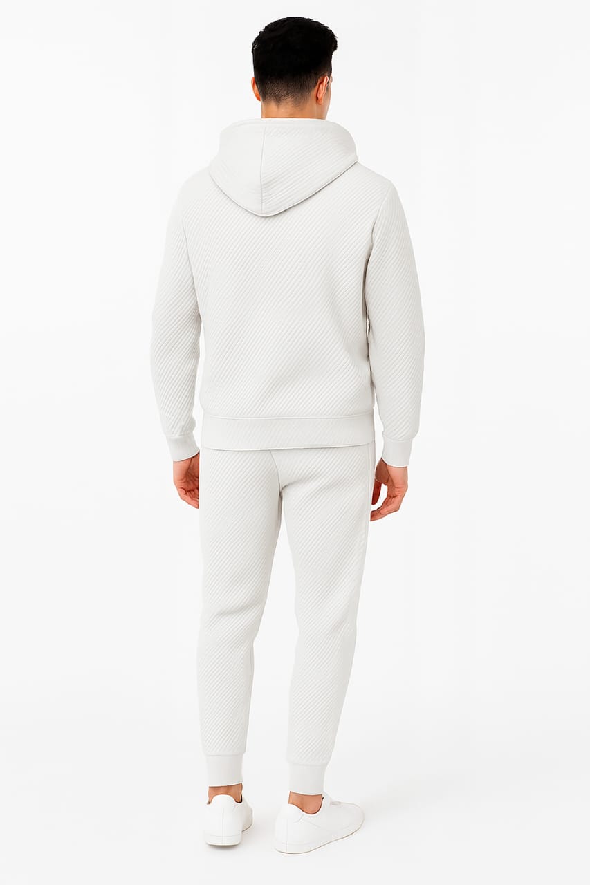 Premium Men’s Textured Tracksuit