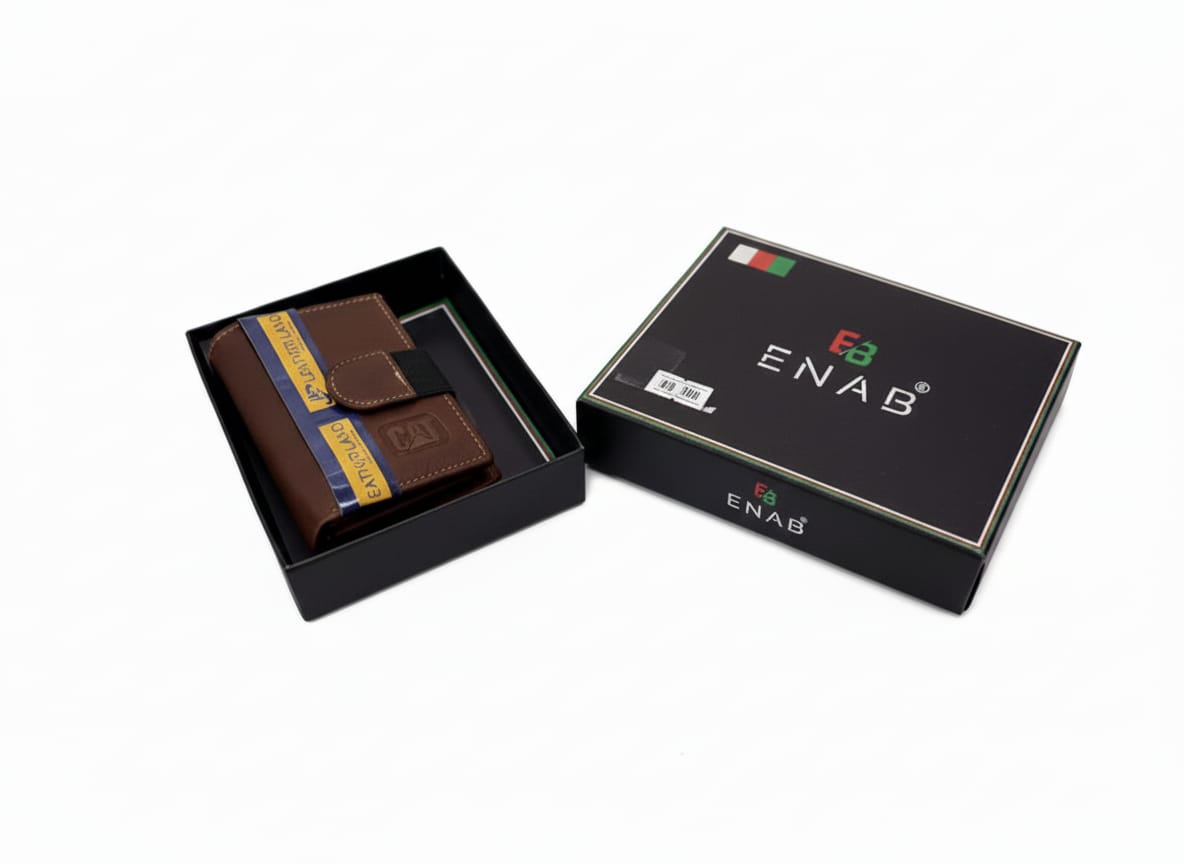 Premium Cat leather Wallet with gift box