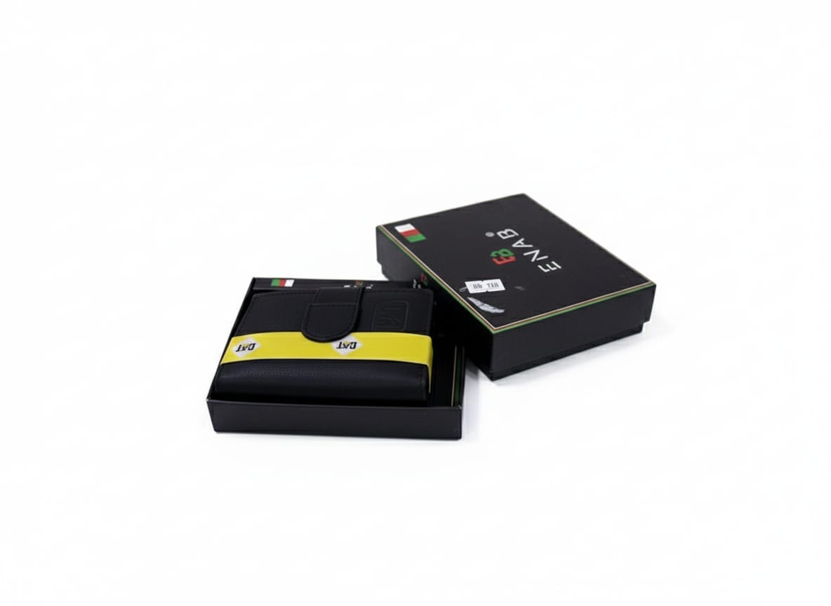 Premium Cat leather Wallet with gift box