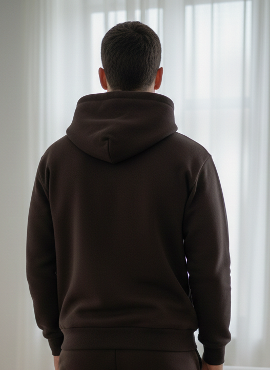 "Mondays Are Optional" Statement Hoodie – Chocolate Brown