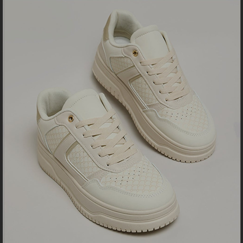 Patterned Platform Sneakers4
