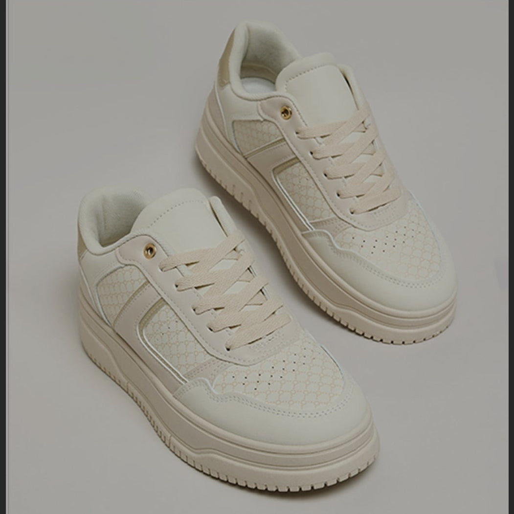 Patterned Platform Sneakers4