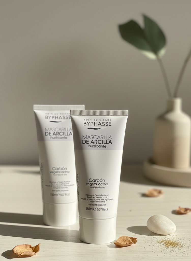 Byphasse Mascarilla de Arcilla - Activated Charcoal