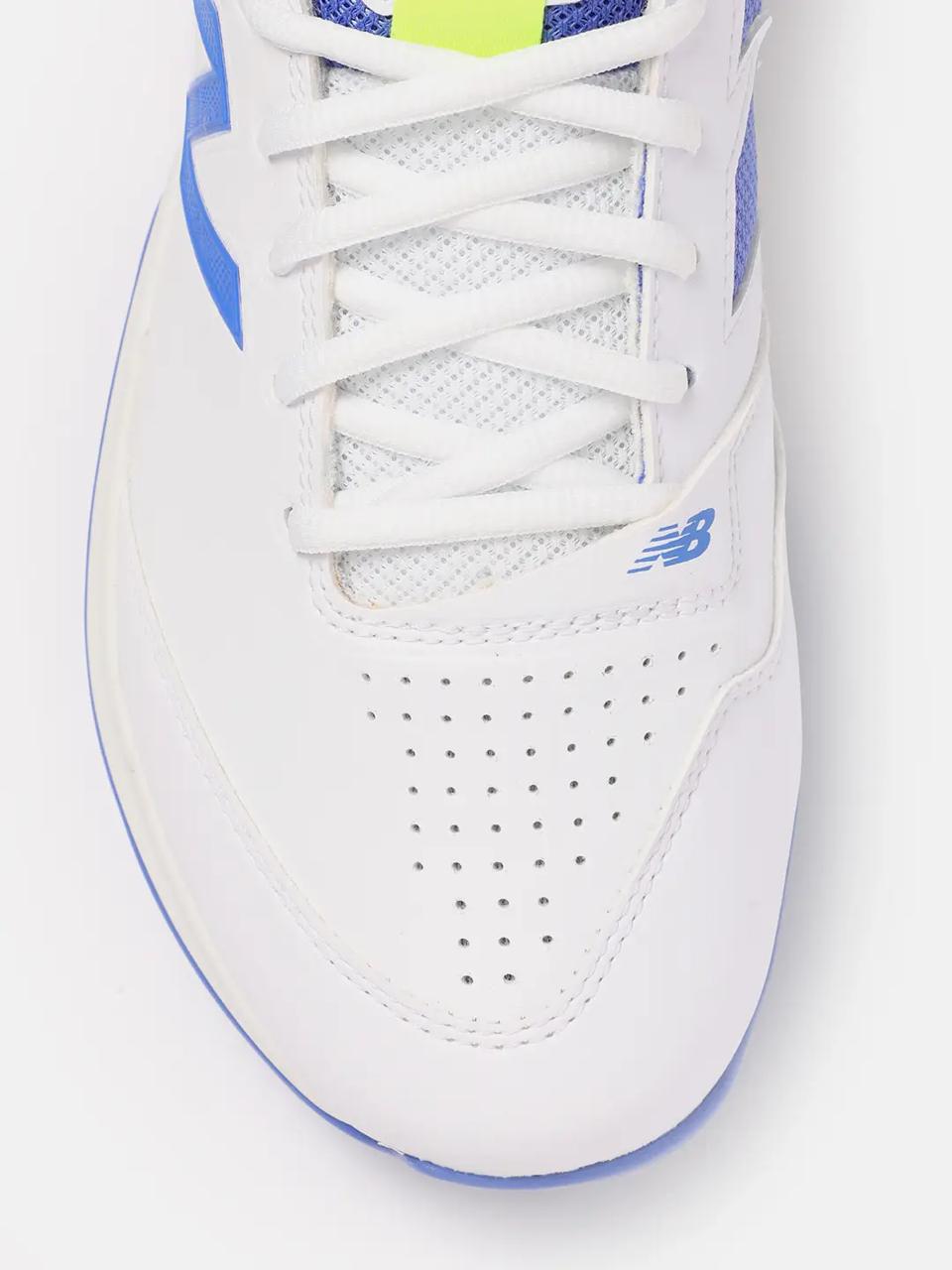 New Balance CK4020R5 Rubber Spike Cricket Shoe, White