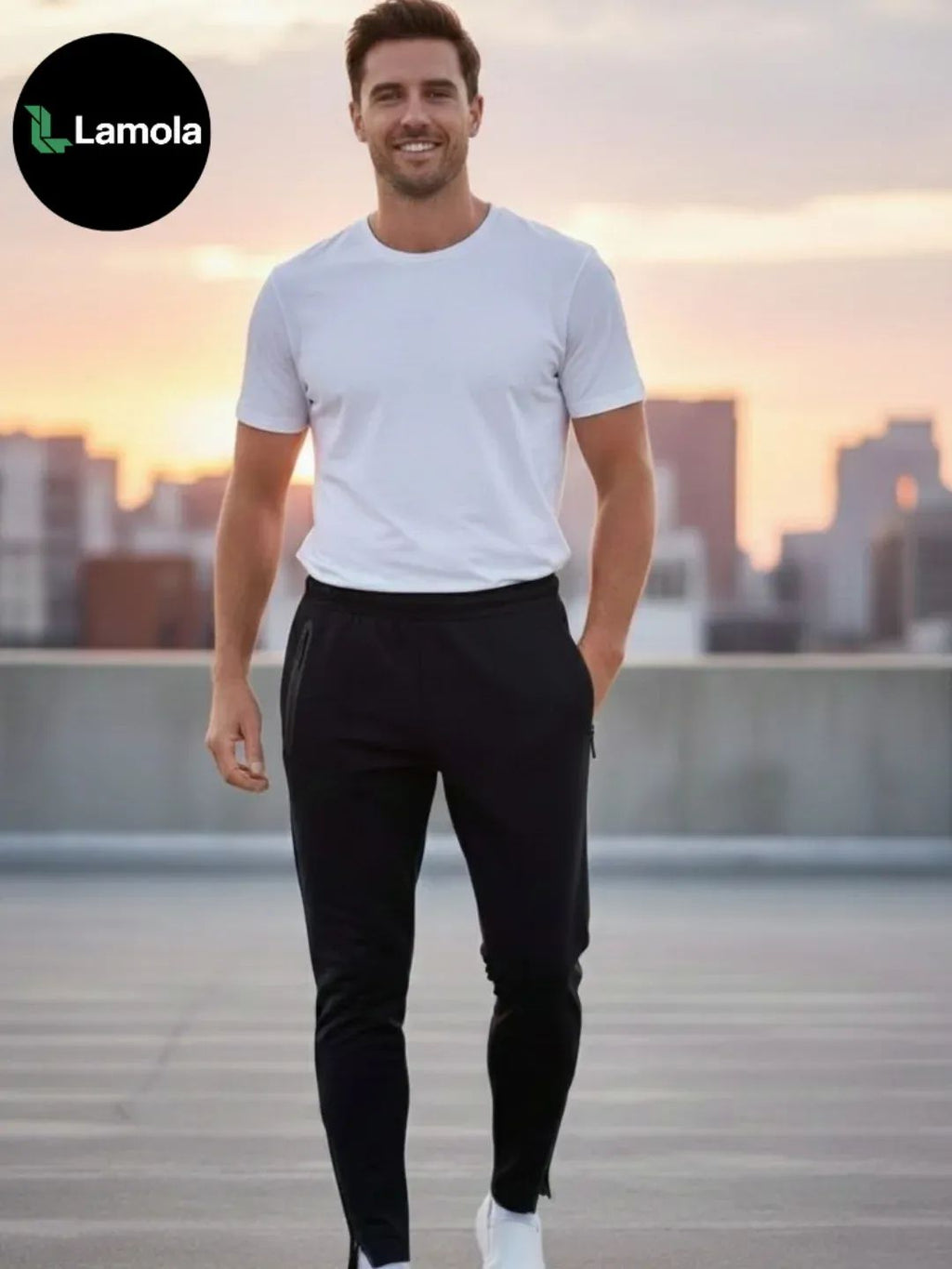 Slim-Fit Joggers – Sleek Black