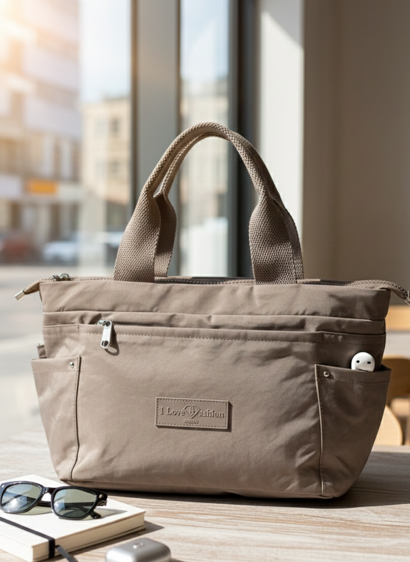 City Nomad" Utility Tote – Slate Grey
