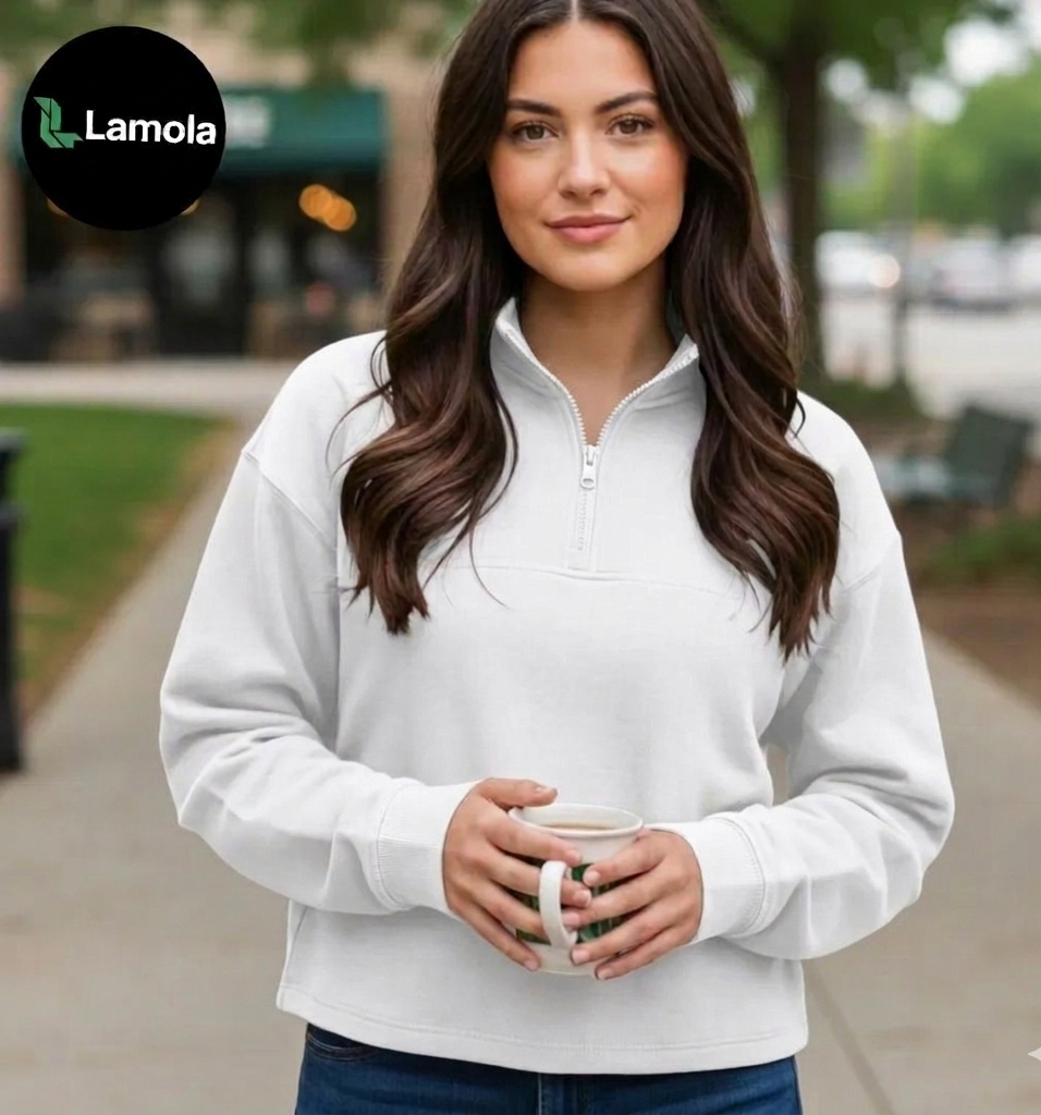 Essential Comfort Half-Zip Sweatshirt