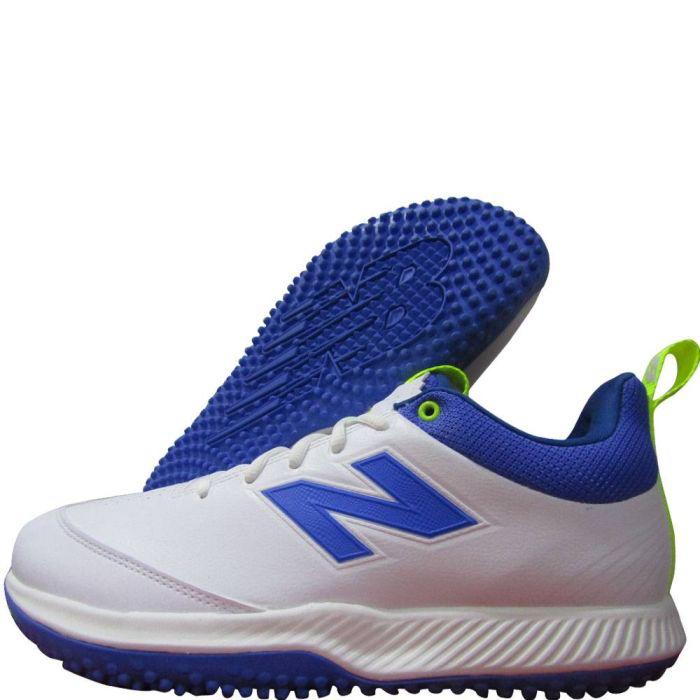 New Balance CK4020R5 Rubber Spike Cricket Shoe, White