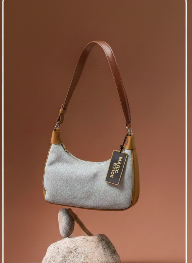 Magic Stick | Grey Canvas Neo-Baguette