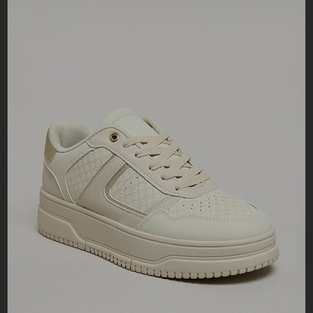 Patterned Platform Sneakers4