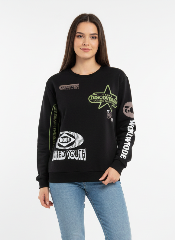 Urban Vibes Graphic Sweatshirt