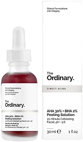 The Ordinary - AHA 30% + BHA 2% Peeling Solution
The 10-Minute Exfoliating Facial for Instant Radiance