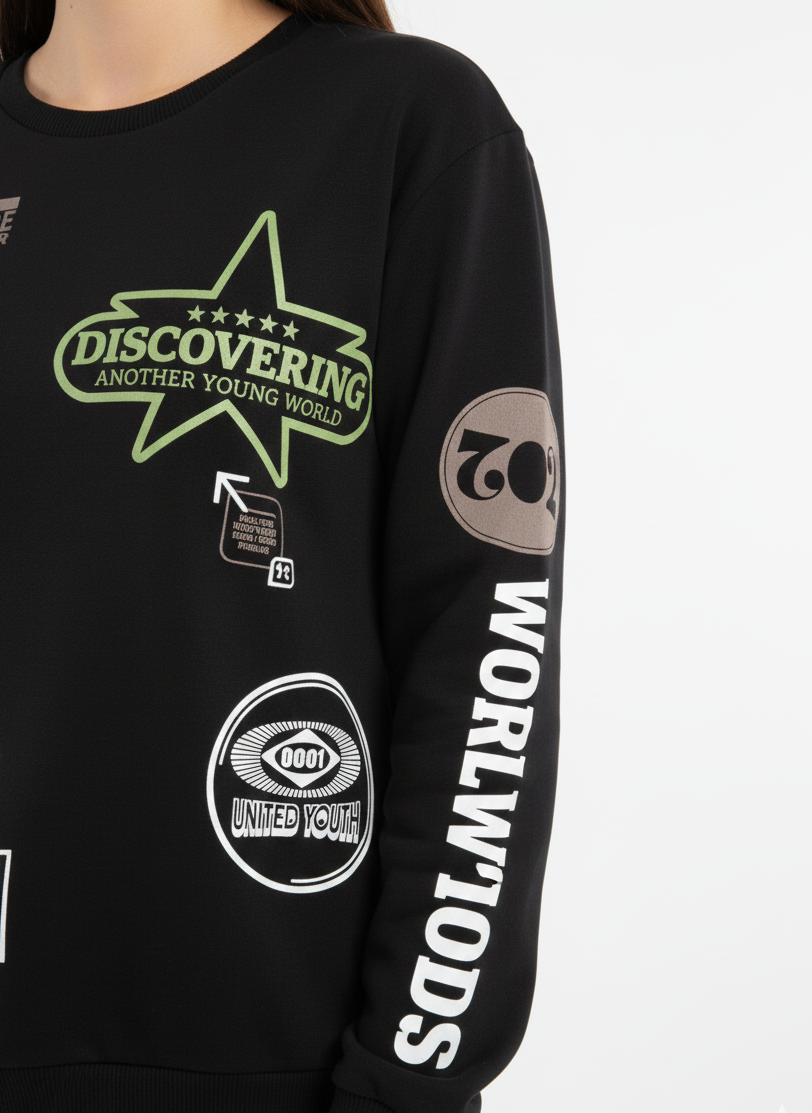 Urban Vibes Graphic Sweatshirt