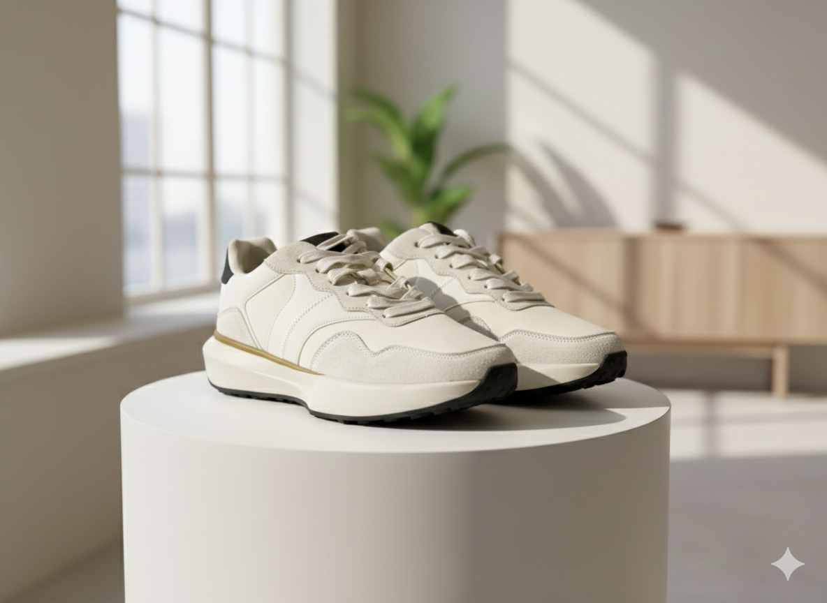 Lusso | Ivory Cloud Heritage Sneaker